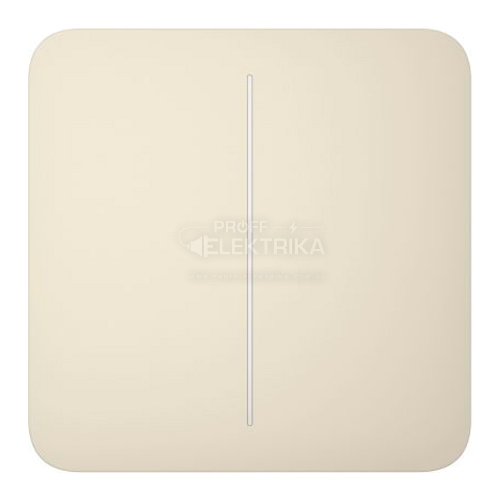 Фото Умный двухклавишный Ajax LightSwitch айвори