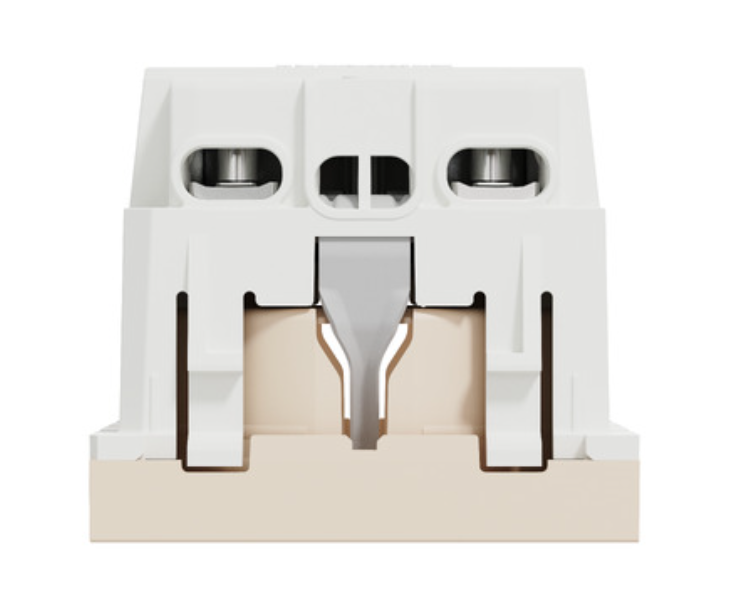 Фото 4 Розетка с заземлением без шторок 16А бежевий винтовой зажим UNICA NEW Schneider Electric