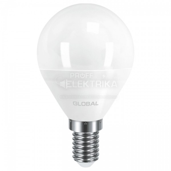 Фото Лампа свічка G45 Е14 5W 3000K 220V GBL143 GLOBAL