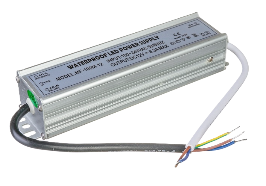 Фото Блок питания герметичный 12V 100W 8.3A