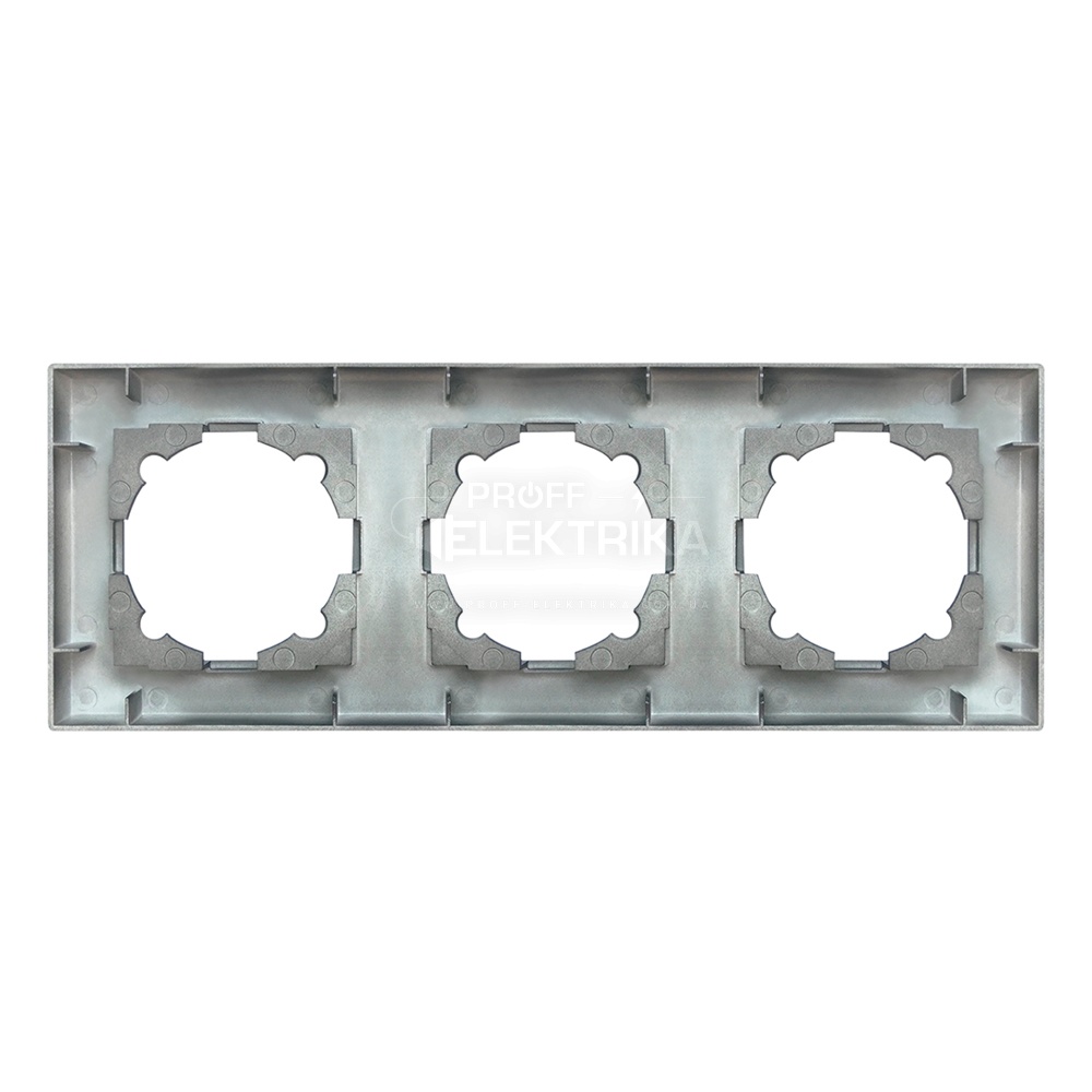 Фото 2 Рамка трехместная ARINA черная