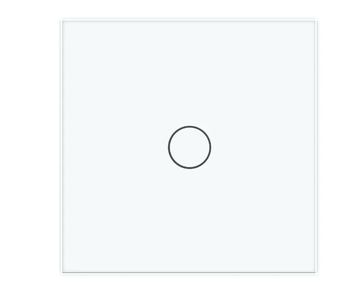 Фото Сенсорный диммер 1 сенсор белое стекло Livolo