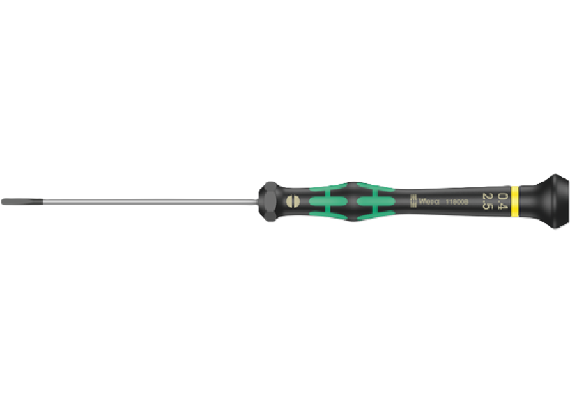 Фото Викрутка для електронників WERA 2035 05118008001 0.40×2.5×80 мм