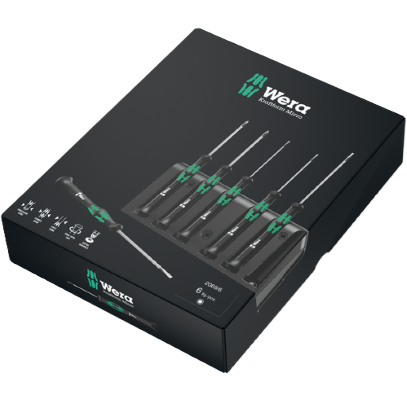 Фото 2 Набор отверток для электронщиков WERA 2069/6 05118158001