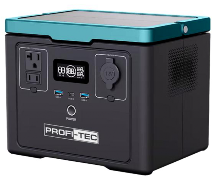 Фото Портативна зарядна станція PROFI-TEC PPS600 LiFePO 600 Вт/макс. 1200 Вт батарея 512 Вт·год