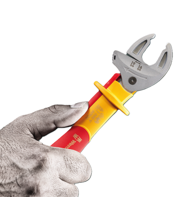 Фото 2 Рожковий ключ WERA 6004 VDE Joker М з автоналаштуванням 13-16 мм 05020152001