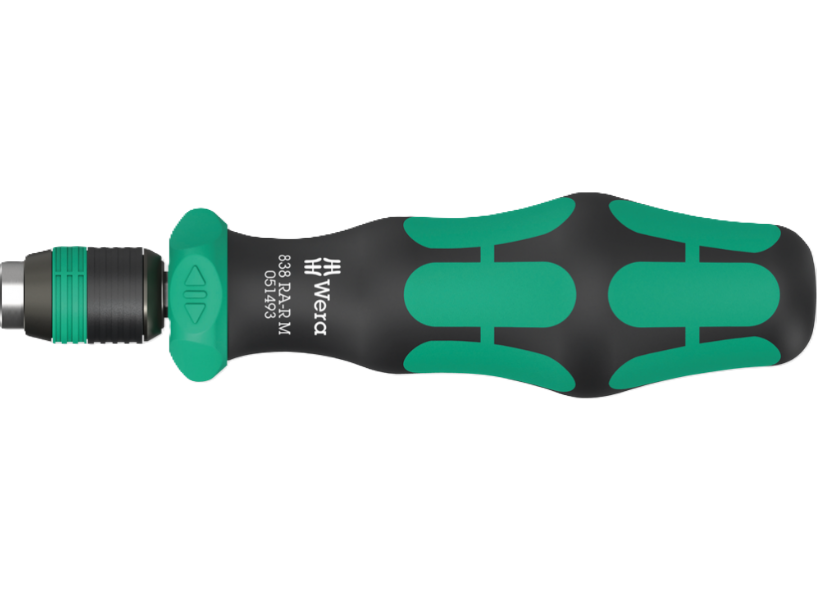 Фото 3 Ручка-бітоутримувач з тріскачкою WERA 838 RA-R M 05051493001