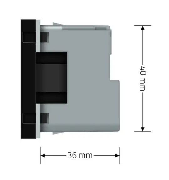 Фото 6 Умный механизм розетка ZigBee с заземлением черный Livolo