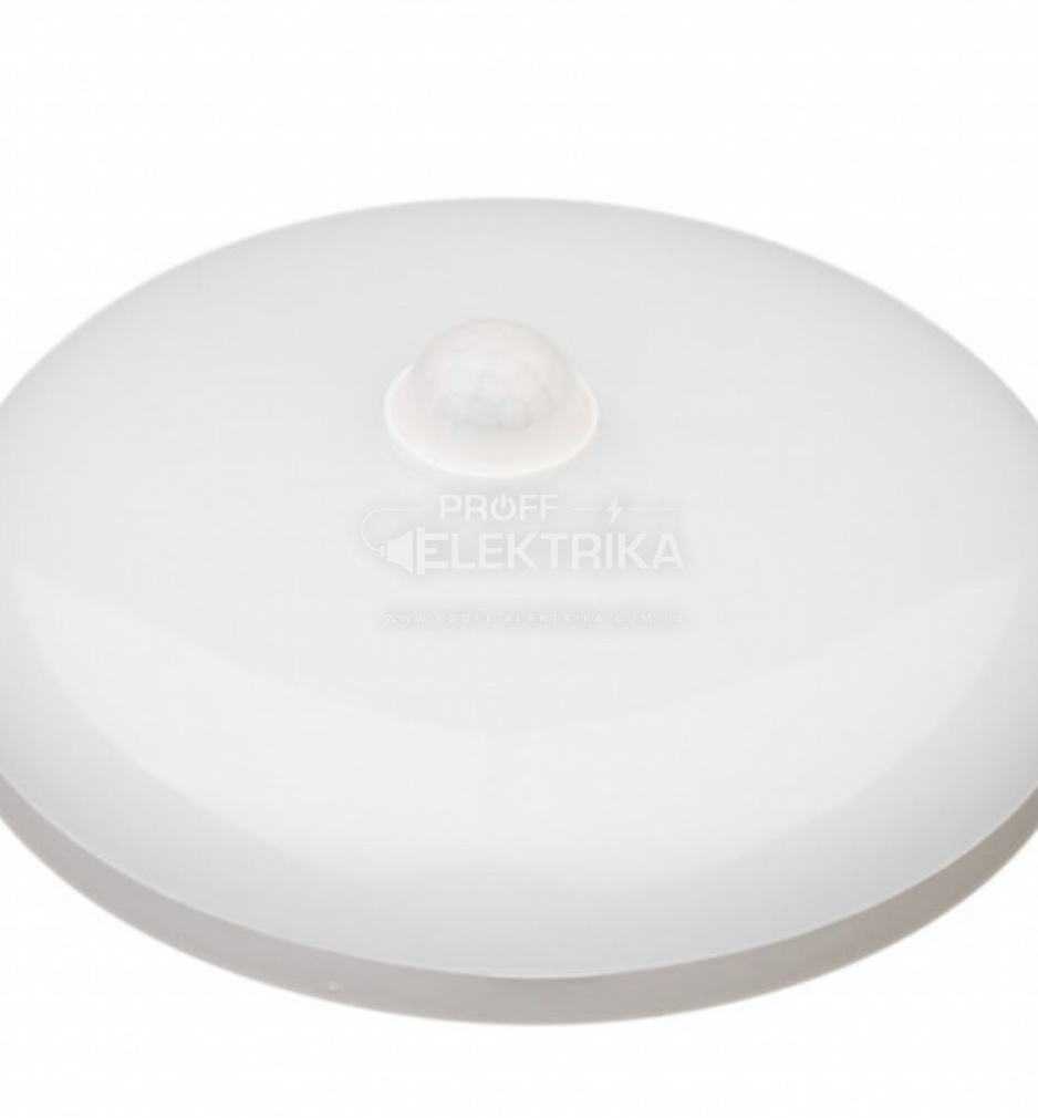 Фото Світильник стельовий з датчиком руху (360*) ROUND-3 18W