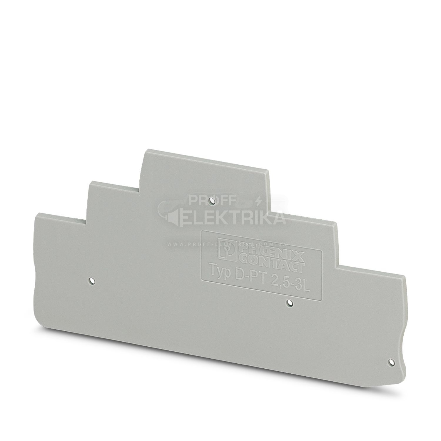 Фото Кінцева кришка D-PT 2,5 - 3L Phoenix Contact