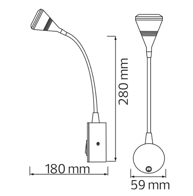 Фото 2 Светодиодная подсветка зеркал-картин KUGU 3W HOROZ