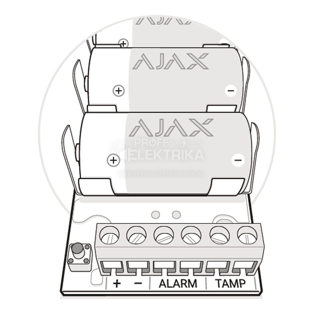 Фото 2 Беспроводной модуль Ajax Transmitter для интеграции сторонних датчиков черный
