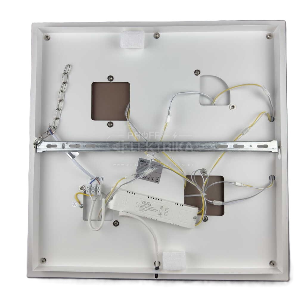 Фото 3 Светильник LED smart OXFORD пульт 110W 3000-6000K IP20 коричневый квадрат Violux 220435