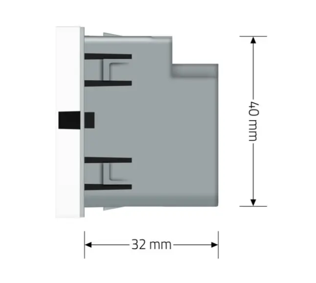 Фото 6 Механізм розетки USB-A та USB-C з Power Delivery 36W білий Livolo