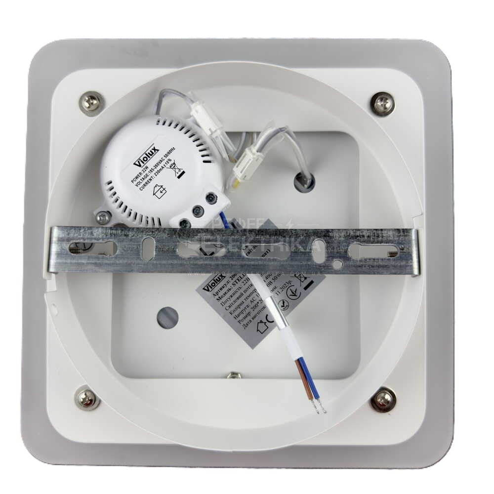 Фото 4 Светильник LED Violux ДББ STELLAR квадрат 22W 4500K IP20 200080