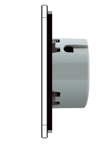 Фото 3 Сенсорний вуличний вологозахищений вимикач 1 сенсор чорне скло Livolo