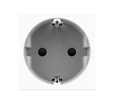 Фото 2 Механизм силовая розетка с заземлением белый Livolo