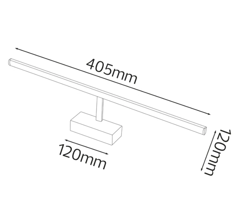 Фото 2 Светодиодная подсветка зеркал-картин KANARYA-8 Хром HOROZ