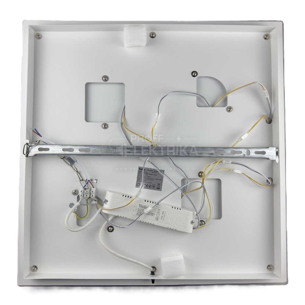 Фото 4 Светильник LED smart OXFORD пульт 110W 3000-6000K IP20 белый квадрат Violux 220425