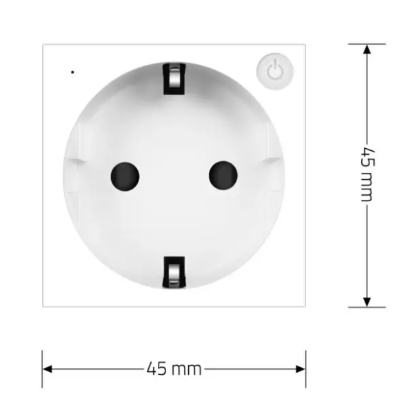 Фото 5 Умный механизм розетка ZigBee с заземлением белый Livolo