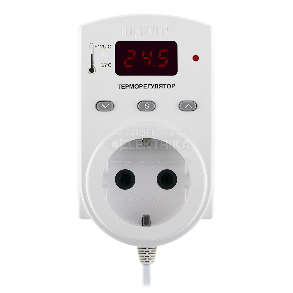 Фото 2 Терморегулятор цифровой одноканальный ТР-1 DigiTOP