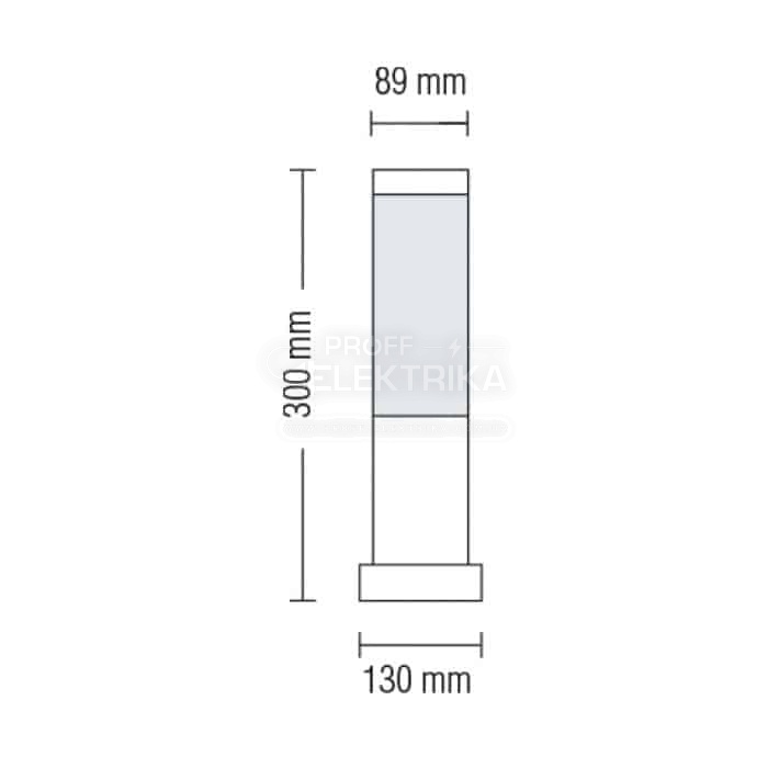 Фото 2 Светильник садово-парковый KAVAK-3 Е27 HOROZ ELECTRIC 075-014-0003-010