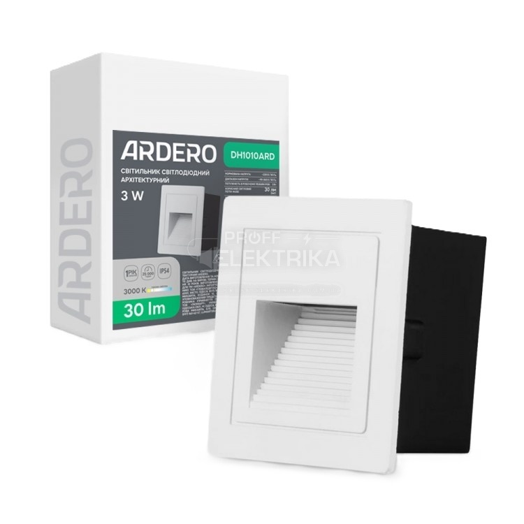 Фото Архитектурный светодиодный накладной светильник Ardero DH1010ARD 3Вт 3000K белый