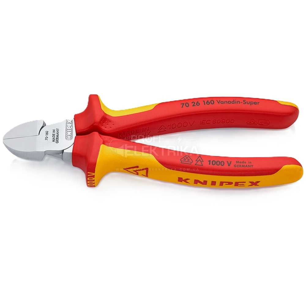 Фото Кусачки бічні KNIPEX 70 26 160