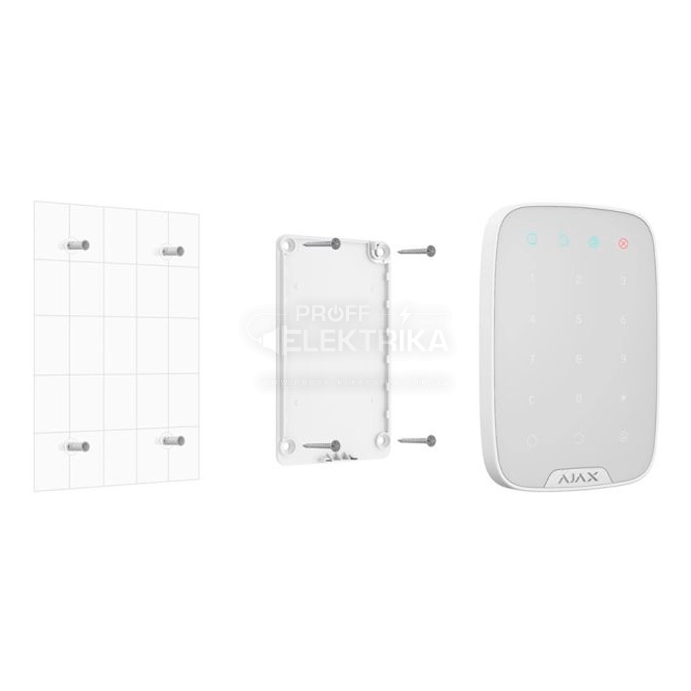 Фото Панель кріплення SmartBracket для Ajax Keypad чорна Ajax 14005