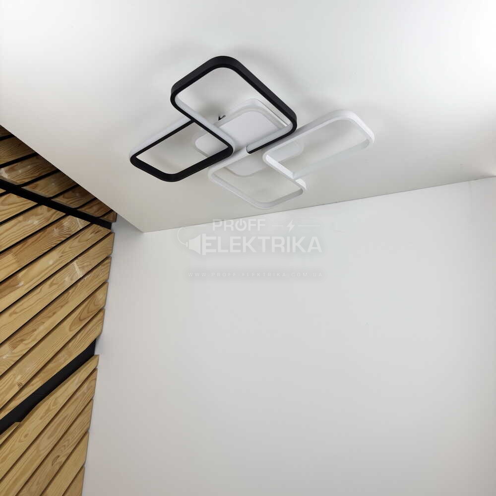 Фото 2 Світильник smart INFINITY VIOLUX 90W 3000-5000K + IP20 пульт білий Violux 220380