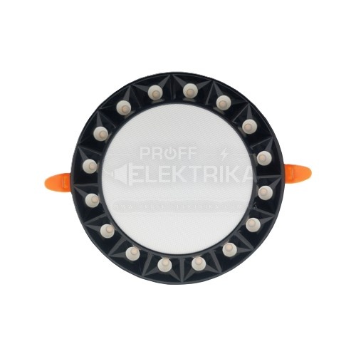 Фото Светильник врезной HARLEY-5 5W 3000K-6500K черный HOROZ