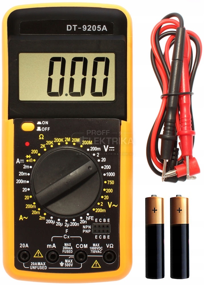 Фото Мультиметр DT9205A