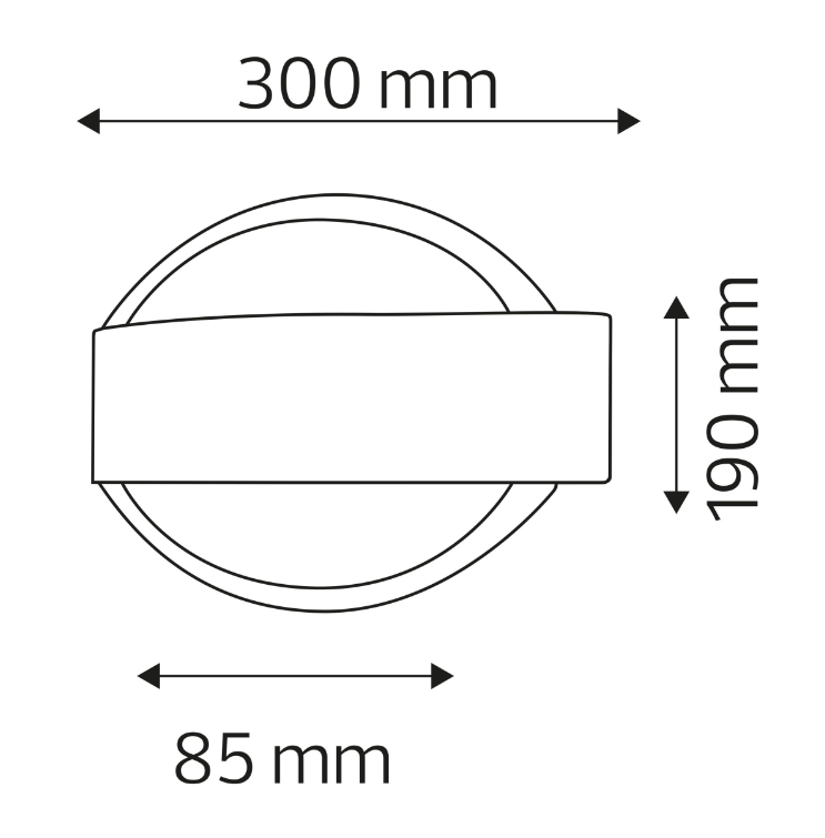 Фото 2 Светодиодный фасадный светильник HERMES-2 HOROZ 076-084-0012-010