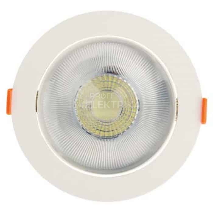 Фото Светильник врезной поворотный NORA-9 9W 6400K белый HOROZ