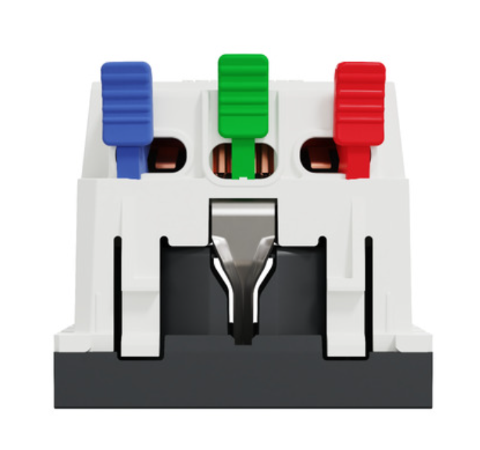 Фото 2 Розетка с заземлением и шторками 16А самозажимные клеммы антрацит UNICA NEW Schneider Electric