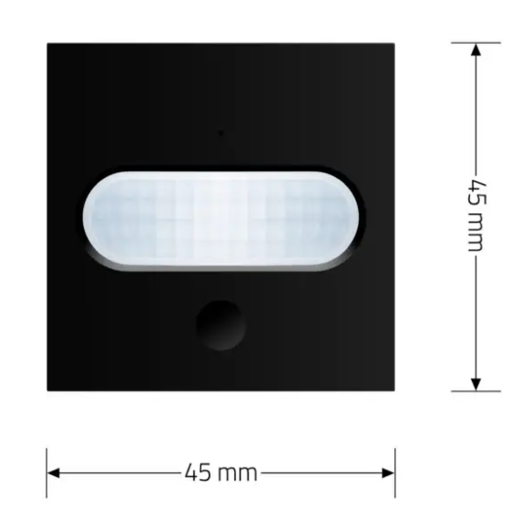 Фото 5 Механізм датчика присутності та руху із сенсорним вимикачем чорний Livolo