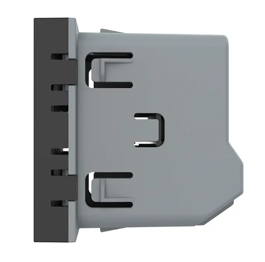 Фото 3 Механізм сенсорний прохідний/перехресний вимикач Sense 2 сенсора чорний Livolo