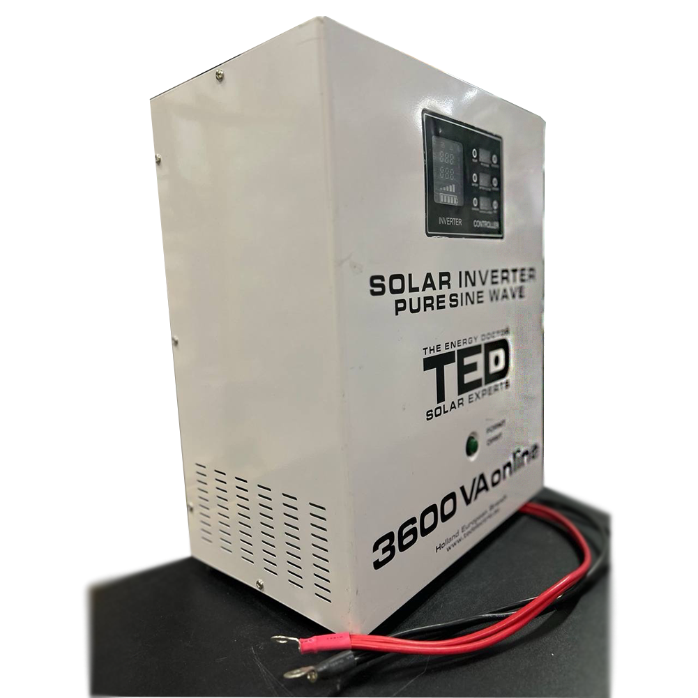 Фото 2 Инвертор гибридный 48В/230В 3600ВА/2400 Вт, чистая синусоидальная волна