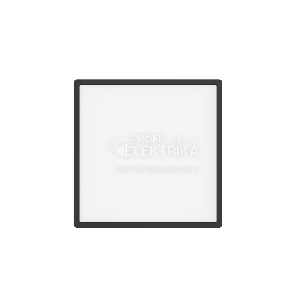 Фото Светильник LED Violux ДББ MILLENNIUM BL 26W 4200K IP20 квадрат черный 362226