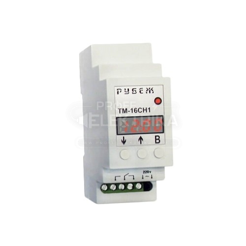 Фото Таймер Rubezh ТМ-16СН1 подобово-тижневий одноканальний на DIN-рейці 16А 220В
