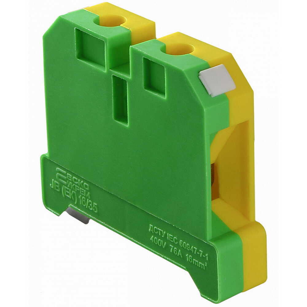 Фото Клемник набірний JXB 16-35 мм жовто-зелений ACKO