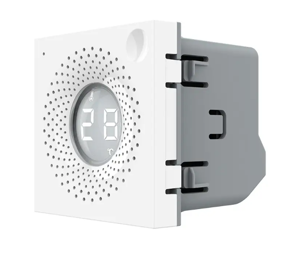 Фото Механізм розумний датчик температури та вологості ZigBee білий Livolo