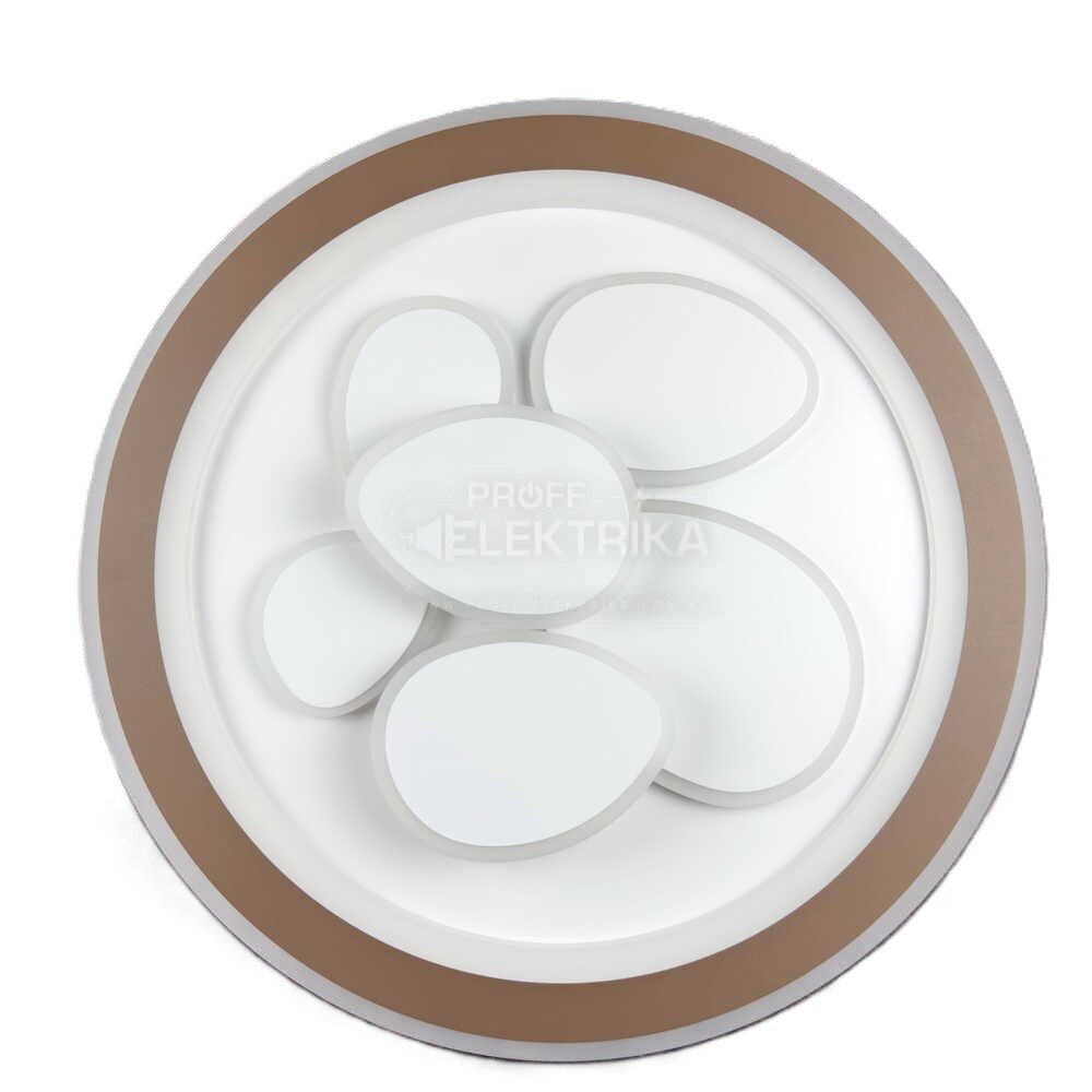 Фото 2 Світильник LED smart OREO пульт 110W 3000-6000K IP20 коричневе коло Violux 220395