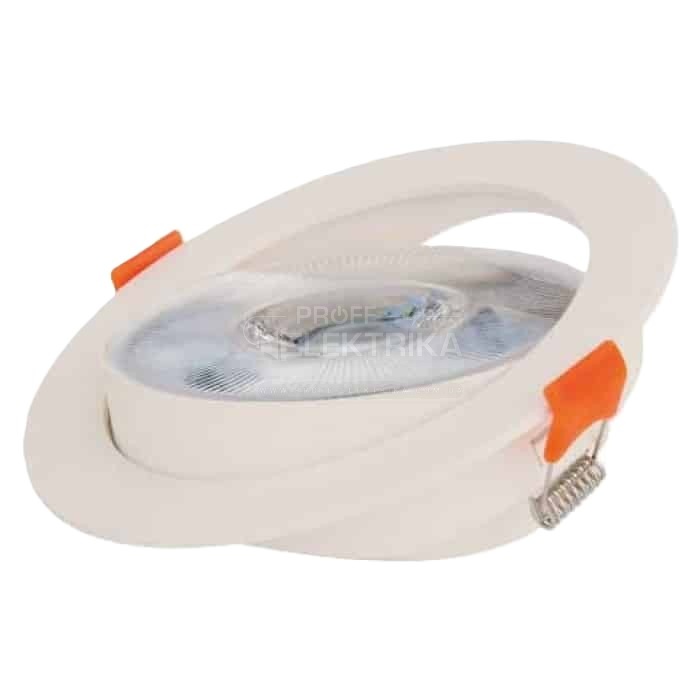 Фото 3 Світильник врізний поворотний NORA-12 12W 6400K білий HOROZ