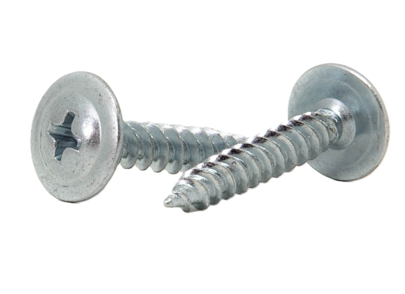 Фото Саморез по металлу с пресс-шайбой цинк белый 4,2*19 1000 шт./уп.