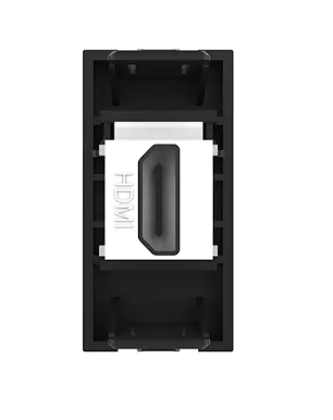 Фото 4 Механізм розетка HDMI чорний Livolo