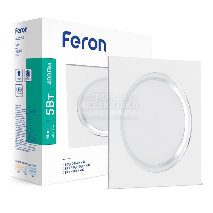 Фото Світлодіодний світильник Feron AL527-S 5Вт 4000K