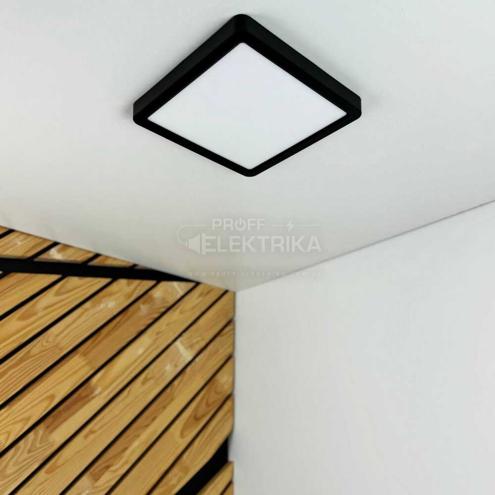 Фото 5 Светильник LED MILLENNIUM 20W 5000K квадрат черный Violux 352220