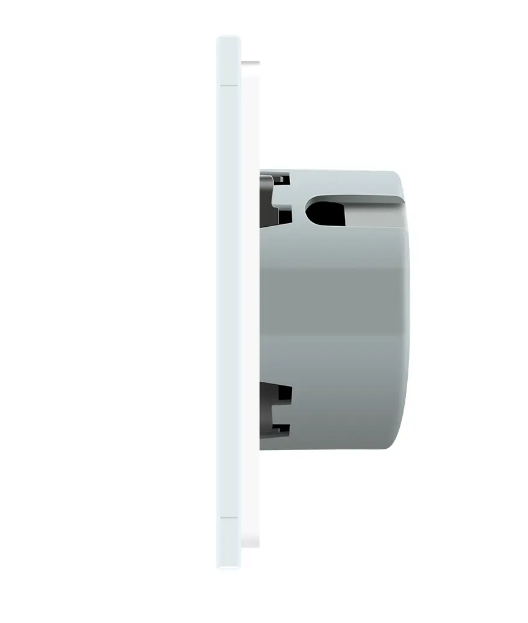 Фото 3 Умный сенсорный проходной выключатель ZigBee 4 сенсора 2-2 белое стекло Livolo