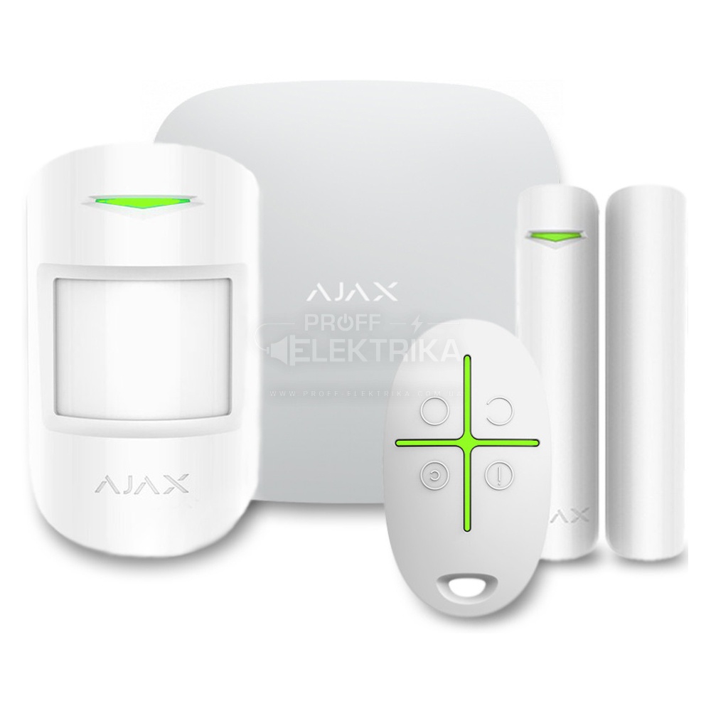 Фото Комплект охоронної сигналізації Ajax StarterKit білий